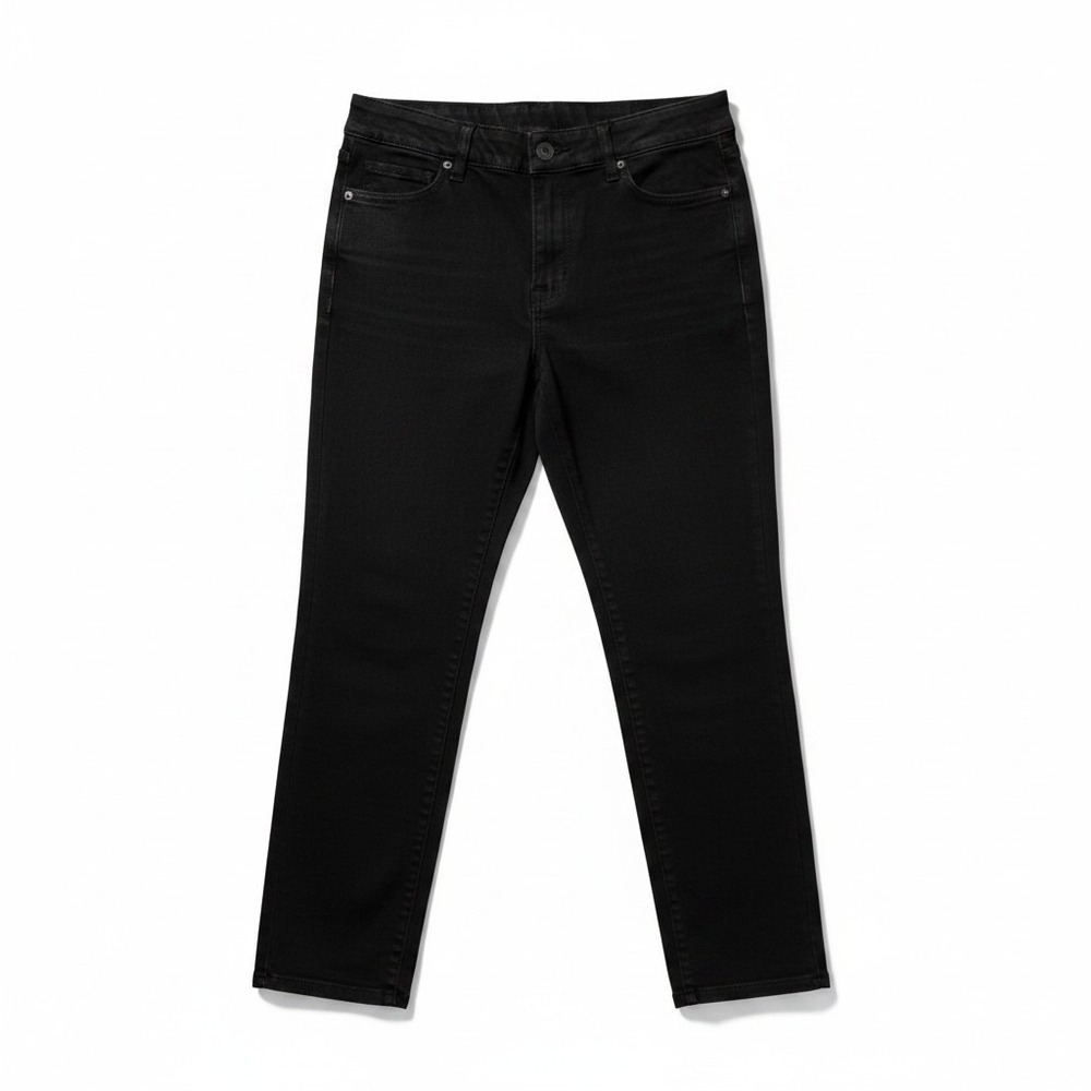 Spanx 1X Tall Black Womens Skinny Jeans Casual Minimalist Slimming Pants